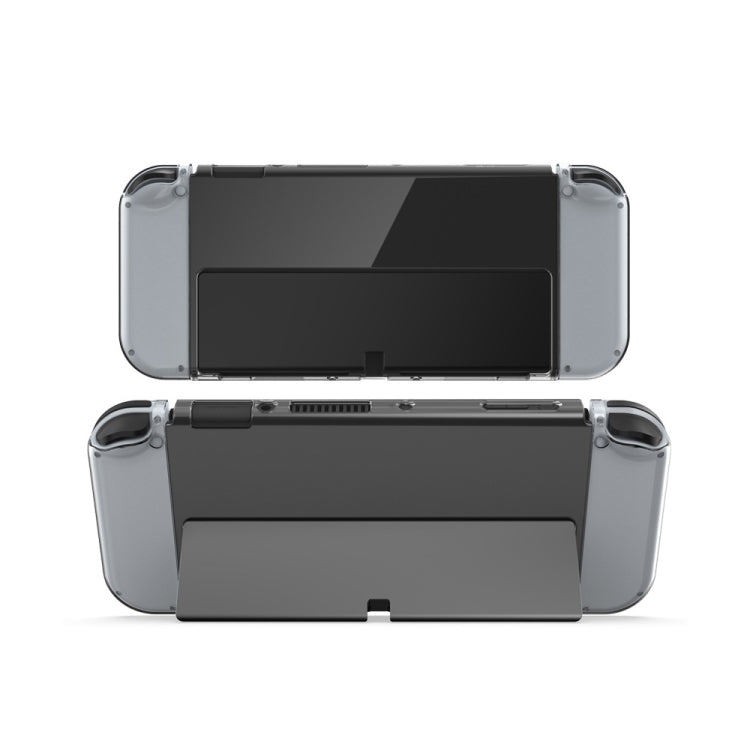 DOBE Game Handle Transparent Crystal Case TPU Protective Cover For Switch OLED Console