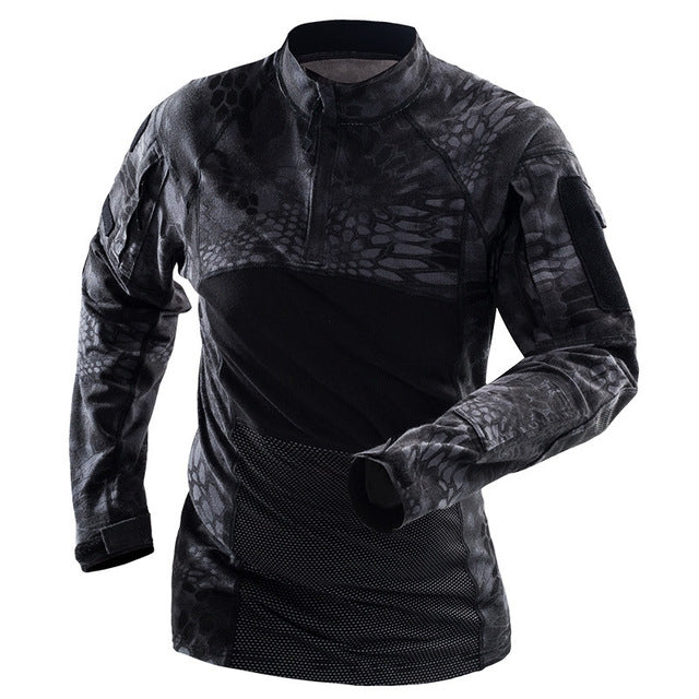 Wearable Long-sleeved Tactical Frog Field Suit for Men — view 8