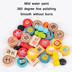 Children Wooden Multifunctional Parent-Child Interactive Puzzle Board Toy, Set Specification: — view 9