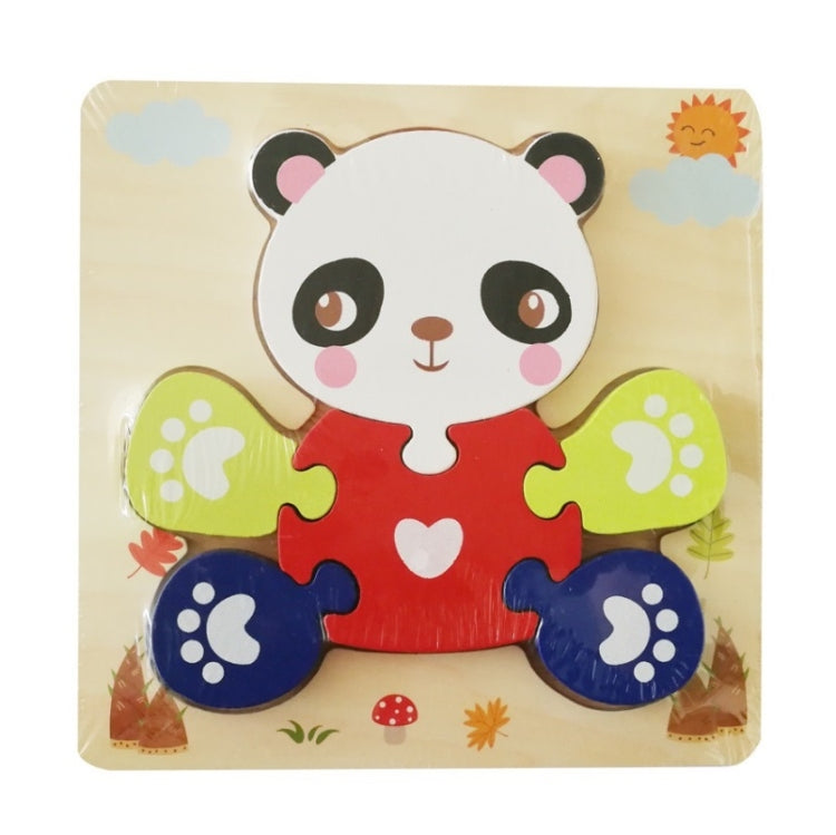 3 PCS Early Childhood Education Wooden Three-Dimensional Jigsaw Puzzle Toy — Y-Panda
