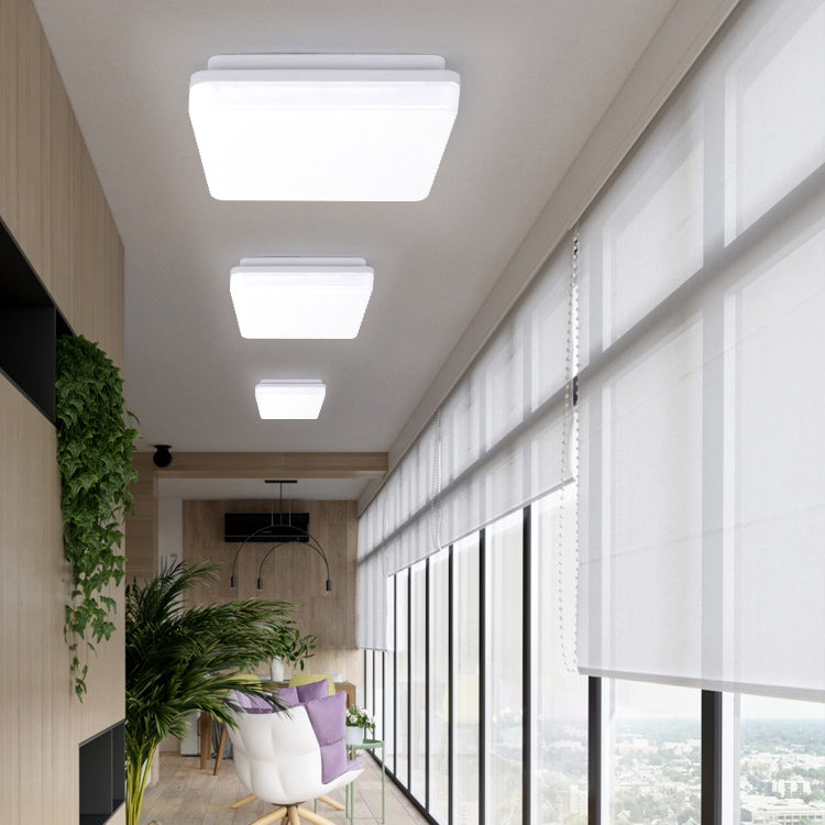 LED Ceiling Lamp Waterproof Moisture-Proof Dustproof Supply Light Bathroom Balcony Lamp — 280mm 24W