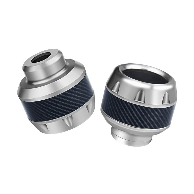 1pair TF-1783 Motorcycle Accessories Modified Electric Car Anti-Drop Cup Aluminum Alloy Shock Absorption Front Fork Cup — Black