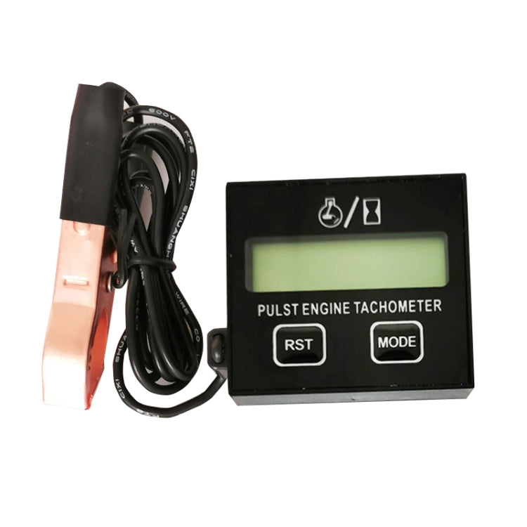 ZSB-03 Chain Saw Tachometer Gasoline Engine Lawn Mower High Tachometer Digital Display Induction Pulse Tachometer — Clip Version
