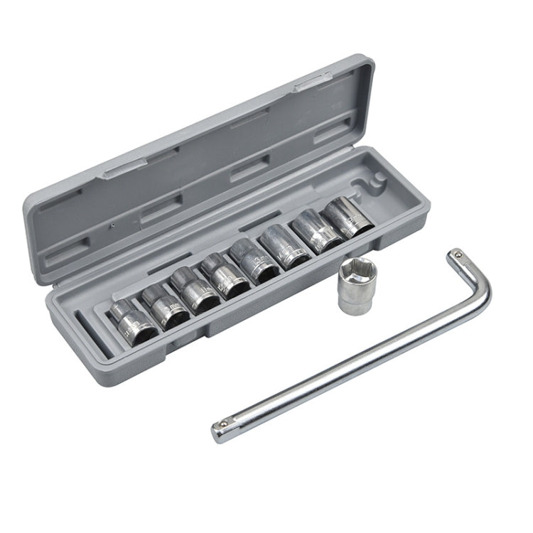 CY-0117 Sleeve Combination Tool Set Ratchet Repair Emergency Tricycle Auto Repair Multi-Function Set — 10 PCS / Set