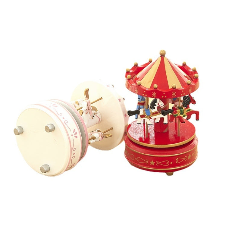 Sky City Carousel Clockwork Music Box Couples Birthday Gift — view 11