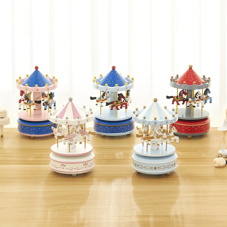 Sky City Carousel Clockwork Music Box Couples Birthday Gift — view 13