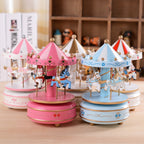 Sky City Carousel Clockwork Music Box Couples Birthday Gift — view 14