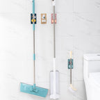 5 PCS Mop And Broom Holder Bathroom Strong Seamless And Non-Perforated Mop Hook — view 6