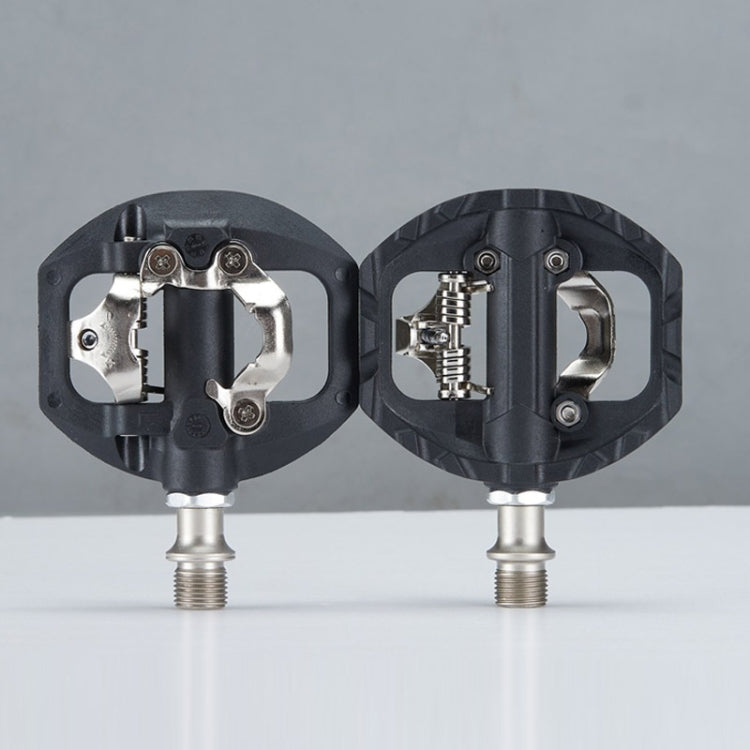 Bicycle Self-Locking Pedals Mountain Bike Locks Flat Pedals Dual-Purpose SPD Lock Pedals
