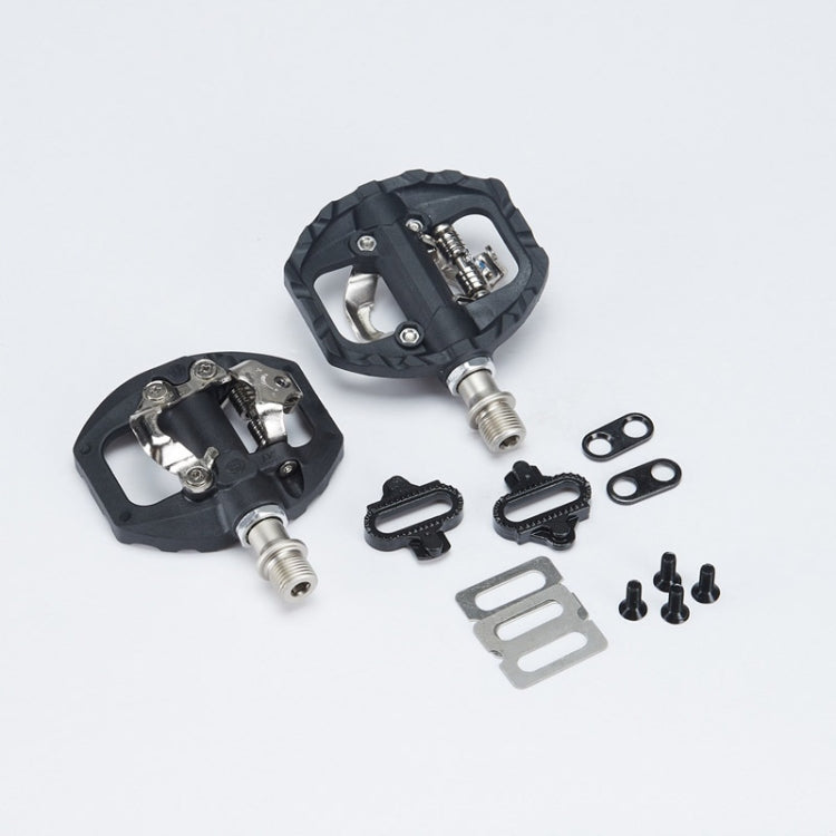 Bicycle Self-Locking Pedals Mountain Bike Locks Flat Pedals Dual-Purpose SPD Lock Pedals