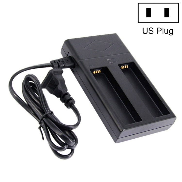 Jinnet 2 PCS Smart Dual Charge Handheld Gimbal Camera Battery Charger For DJI/Osmo — EU Plug