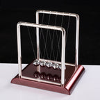 2 PCS Newton Pendulum Hits Ball Ornaments Physics Education Model, Style: N0432 Medium Door