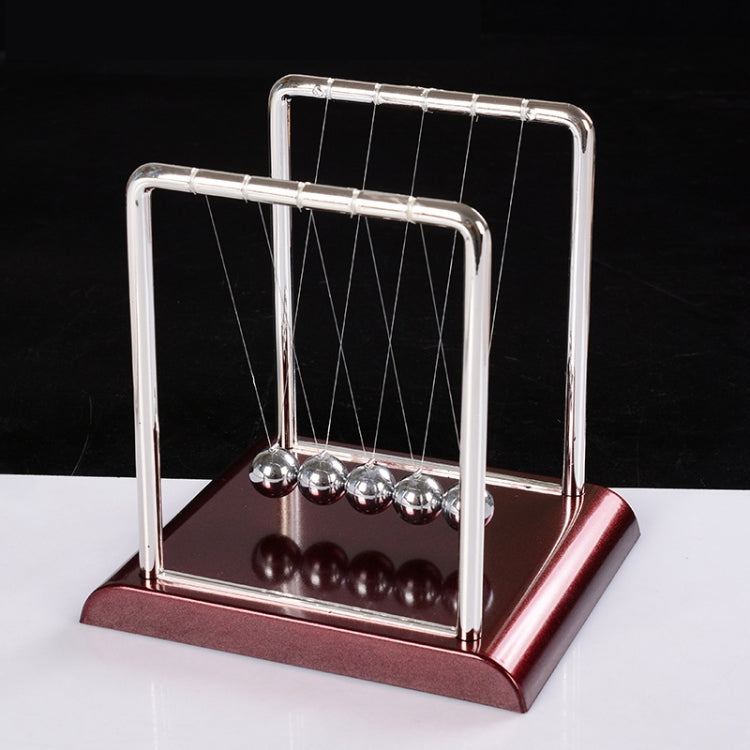 2 PCS Newton Pendulum Hits Ball Ornaments Physics Education Model, Style: N0432 Medium Door