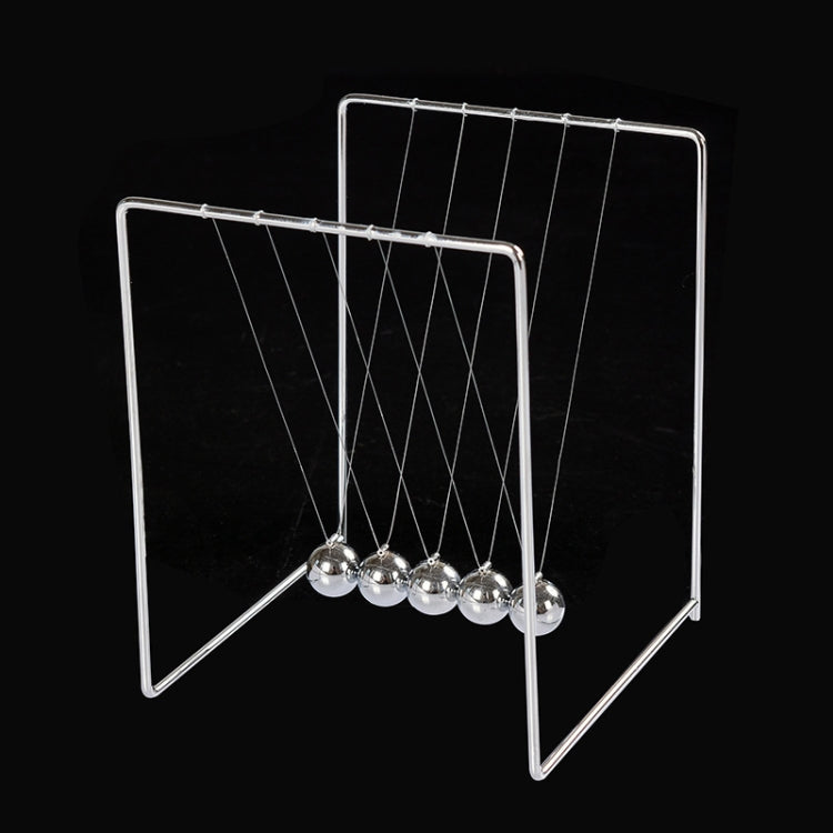 2 PCS Newton Pendulum Hits Ball Ornaments Physics Education Model, Style: N0432 Medium Door — N0431 Small Door