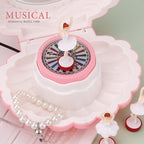 Shell Dancing Girl Flash Music Box Jewelry Storage Box — view 6