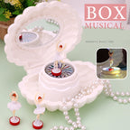 Shell Dancing Girl Flash Music Box Jewelry Storage Box — view 7