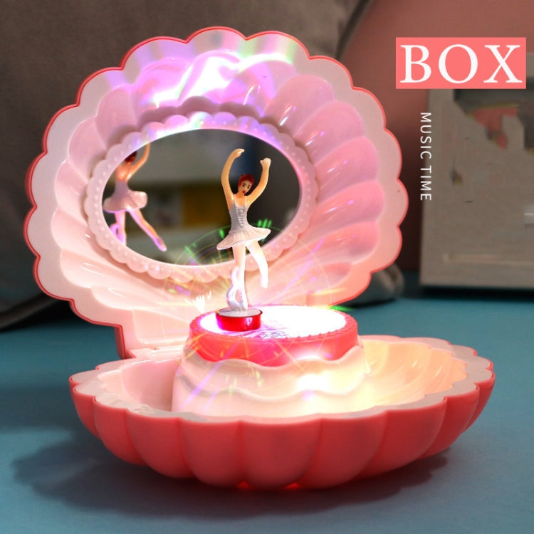 Shell Dancing Girl Flash Music Box Jewelry Storage Box — view 8