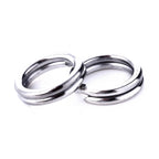 HENGJIA SS010 50 in 1 Stainless Steel Flat Ring Fishing Space Fittings