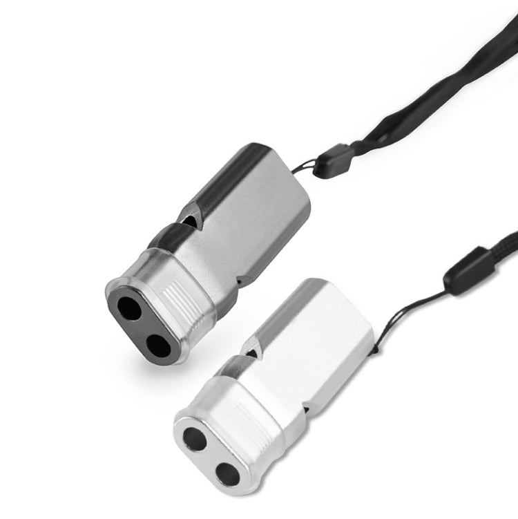 N911S Aluminum Alloy Outdoor Save Whistle High Match Referee Whistle, Random Color Delivery