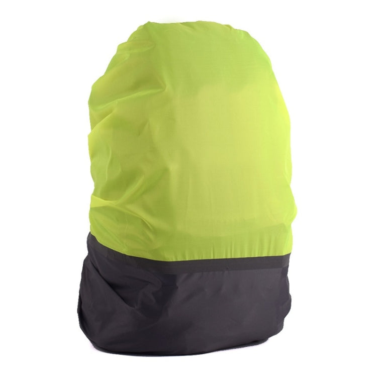 2 PCS Outdoor Mountaineering Color Matching Luminous Backpack Rain Cover — Gray + Orange