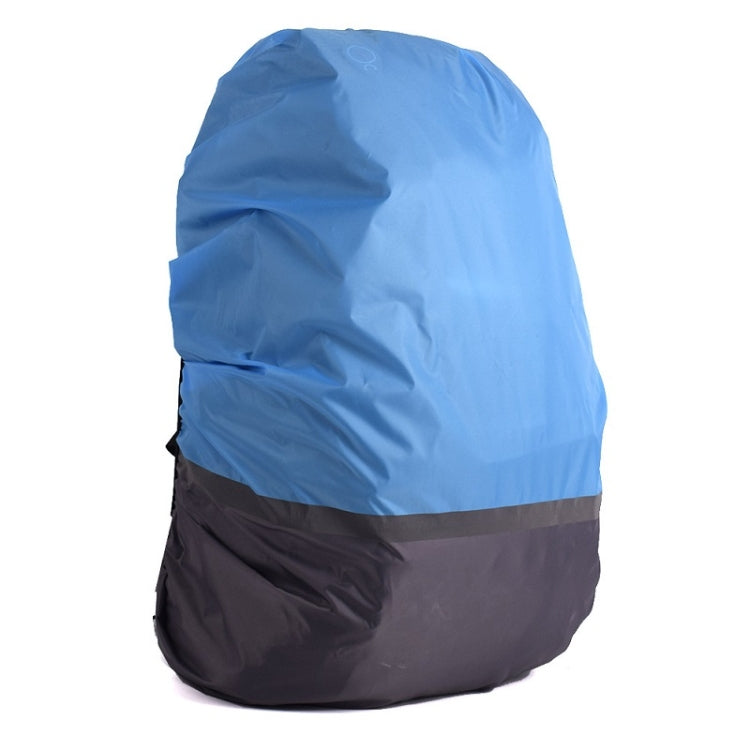 2 PCS Outdoor Mountaineering Color Matching Luminous Backpack Rain Cover — Red + Fluorescent Green