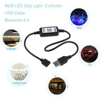2 PCS JS-082 5V-24V Bluetooth Mobile Phone APP Intelligent Adjustment Light Controller — view 4