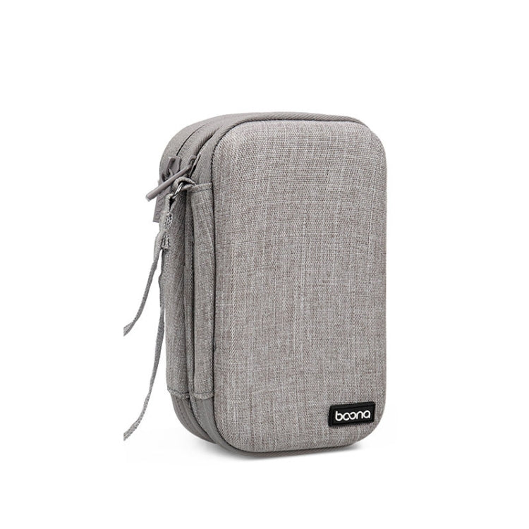 Baona BN-F027 Double-Layer Mobile Hard Disk Storage Bag EVA Hard Shell Hard Disk Protective Cover