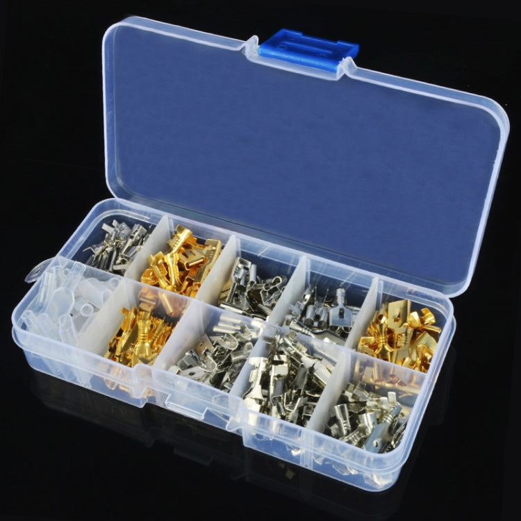 Male Female Car Motorcycle Spade Connector Splice Crimp Wire Terminals, 150 PCS