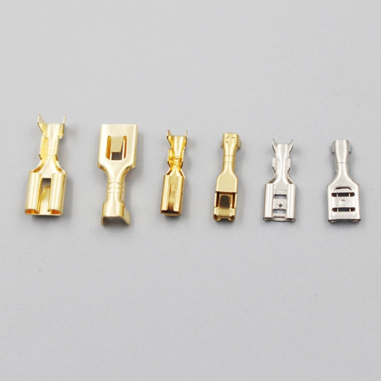 Male Female Car Motorcycle Spade Connector Splice Crimp Wire Terminals, 150 PCS