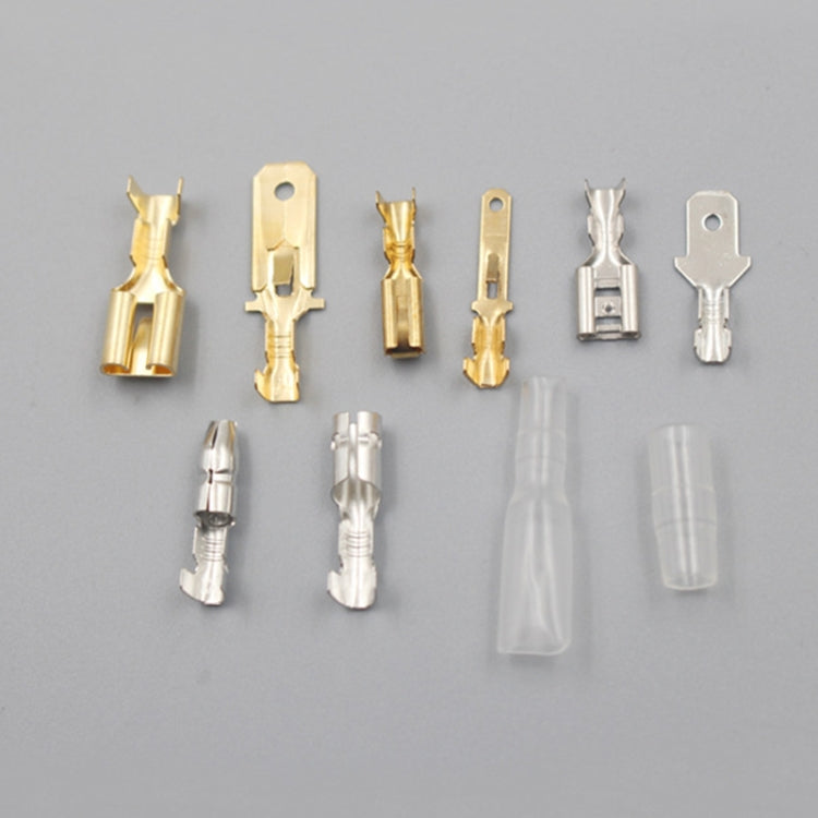 Male Female Car Motorcycle Spade Connector Splice Crimp Wire Terminals, 150 PCS