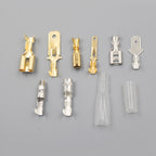 Male Female Car Motorcycle Spade Connector Splice Crimp Wire Terminals, 150 PCS