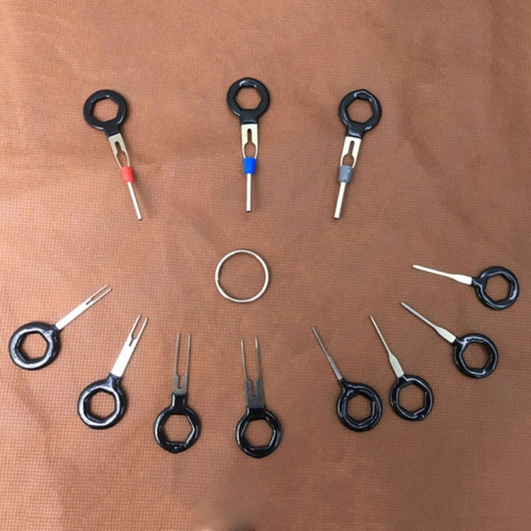 11 PCS Car Extractor Terminal Removal Tool Kit Electrical Wiring Crimp Connector Puller Release Pin Extractor Kit — view 3