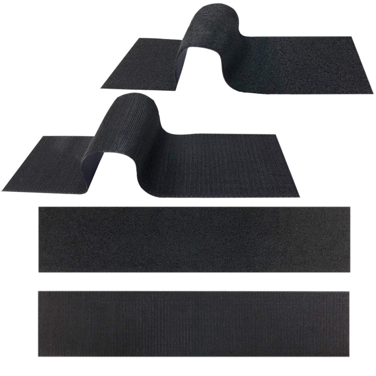 Car License Plate Hook And Loop Fastener High Temperature Resistance Polyester Double-Sided Fixed Stickers