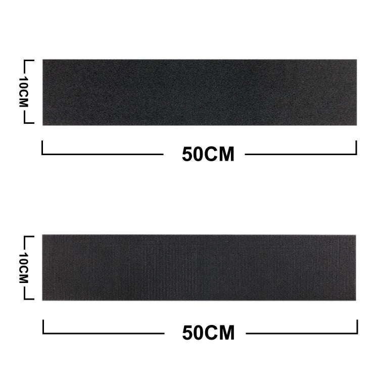 Car License Plate Hook And Loop Fastener High Temperature Resistance Polyester Double-Sided Fixed Stickers