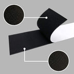 Car License Plate Hook And Loop Fastener High Temperature Resistance Polyester Double-Sided Fixed Stickers