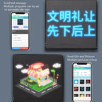 LED Backpack Screen Bluetooth Version Smart Full Colorful Display LED Advertising Screen
