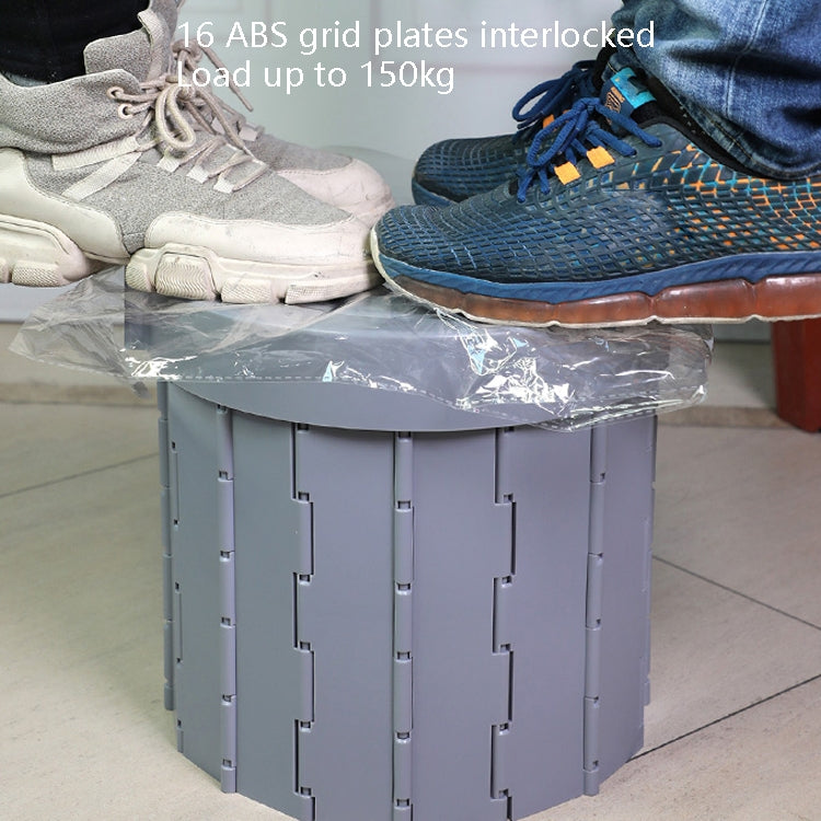 Folding Toilet Travel Car Toilet With Cover Indoor Portable Emergency Camping Toilet