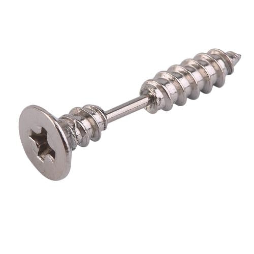 Vacuum Plating Personality Titanium Steel Screw Stud Earrings — view 5