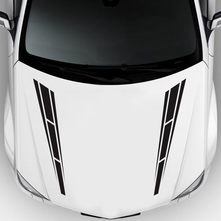 D-1037 Striped Car Sticker Car Side Door Cover Rearview Mirror Combination Sticker