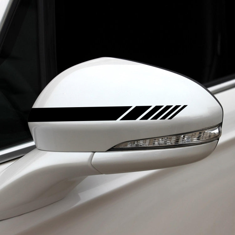 D-1037 Striped Car Sticker Car Side Door Cover Rearview Mirror Combination Sticker