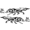 D-70 Wolf Totem Car Stickers Car Personality Modified Car Stickers
