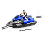 809 2.4G Remote Control Motor Speed Boat High Speed Electric Yacht Model Children Water Toys, Specification — view 4