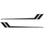 D-716 Car Striped Vinyl Body Stickers Personalized Modification Car Sticker