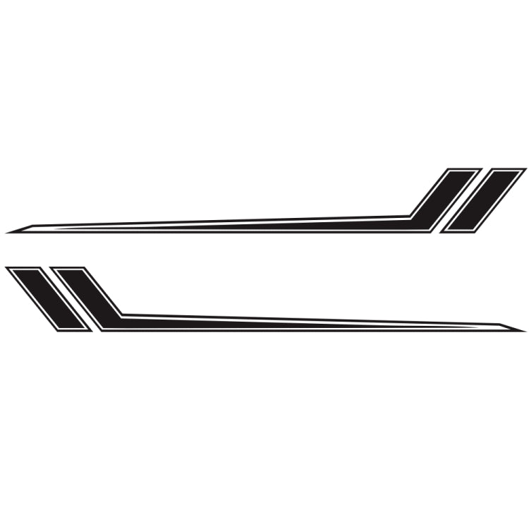 D-716 Car Striped Vinyl Body Stickers Personalized Modification Car Sticker