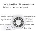 DELUX T11 29 Keys Single-Hand Keyboard Shortcut Key Speech Tool Flat Keyboard, Colour: Silver Black