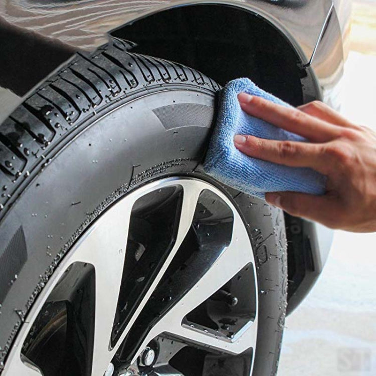 FJDLK-001 Microfiber Car Washing Cleaning Waxing Polishing Sponge Towel Cloth Square Car Care Tools