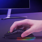 DELUX M700BU 7 Keys Wired Games Mouse Desktop Wired Mouse, Style: — 3389 (Support 16000DPI)