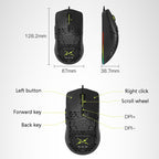 DELUX M700BU 7 Keys Wired Games Mouse Desktop Wired Mouse, Style: — view 4