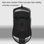 DELUX M700BU 7 Keys Wired Games Mouse Desktop Wired Mouse, Style: — view 6