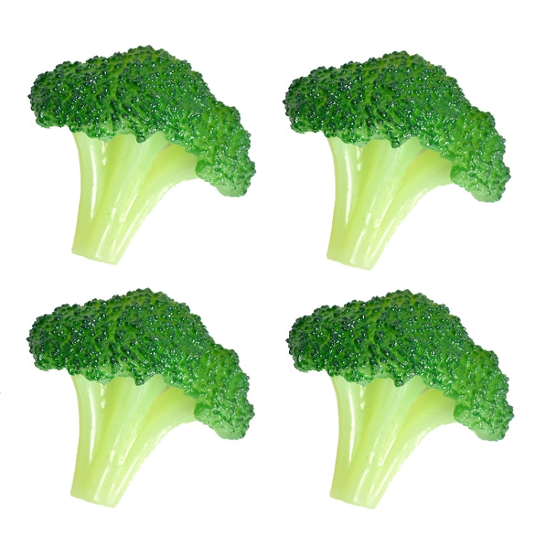 Simulation Food Model Photo Photography Props — 4 PCS Broccoli